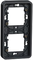 Рамка вертикальная Schneider Electric Mureva Styl 2-м. IP55 антрацит